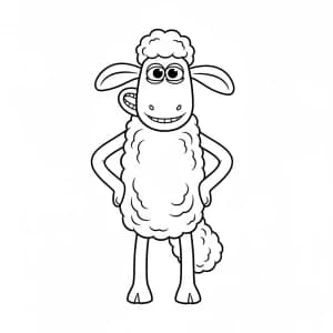 Desenhos de Shaun o Carneiro para Colorir Shaun o Carneiro – Desenhos para Colorir