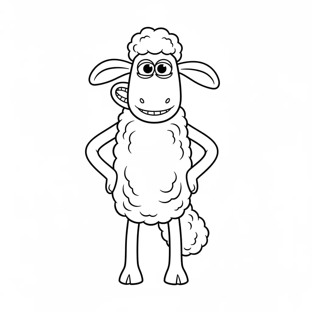 Shaun o Carneiro – Desenhos para Colorir