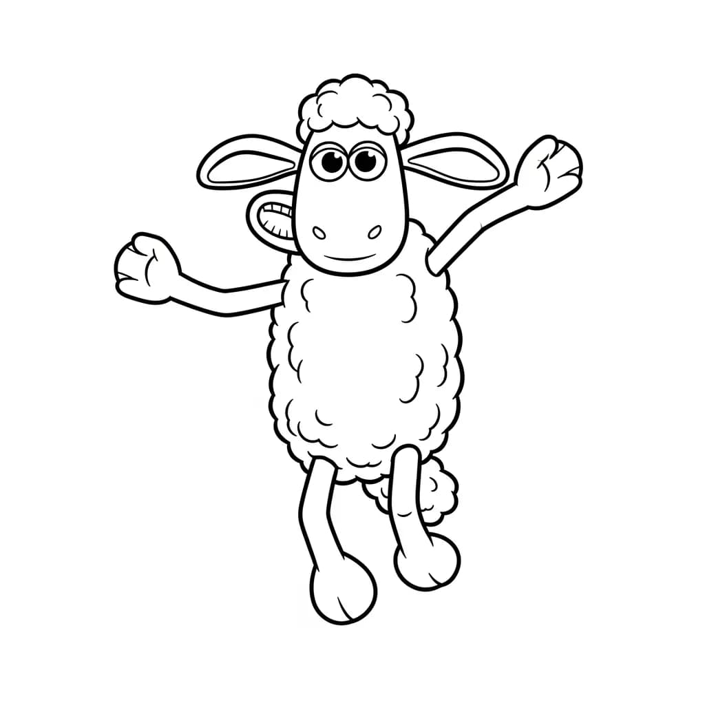 Shaun o Carneiro – Desenhos para Colorir