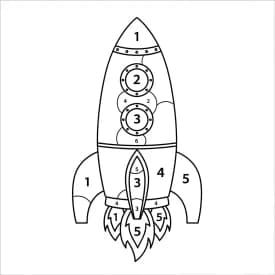 desenho de Toddlers para imprimir e colorir