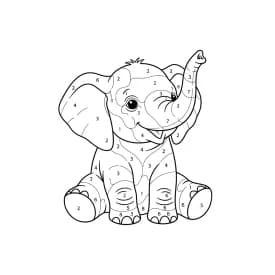 desenho de Toddlers para imprimir e colorir