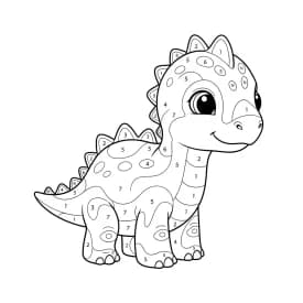 desenho de Toddlers para imprimir e colorir