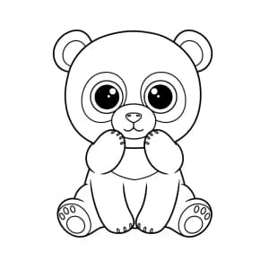 Desenhos de Ty Beanie Boo para Colorir