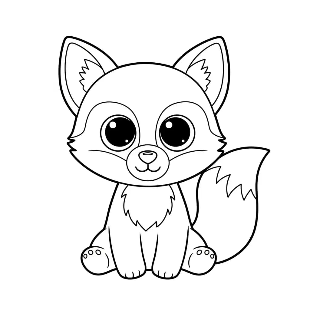 Desenhos de Ty Beanie Boo para Colorir
