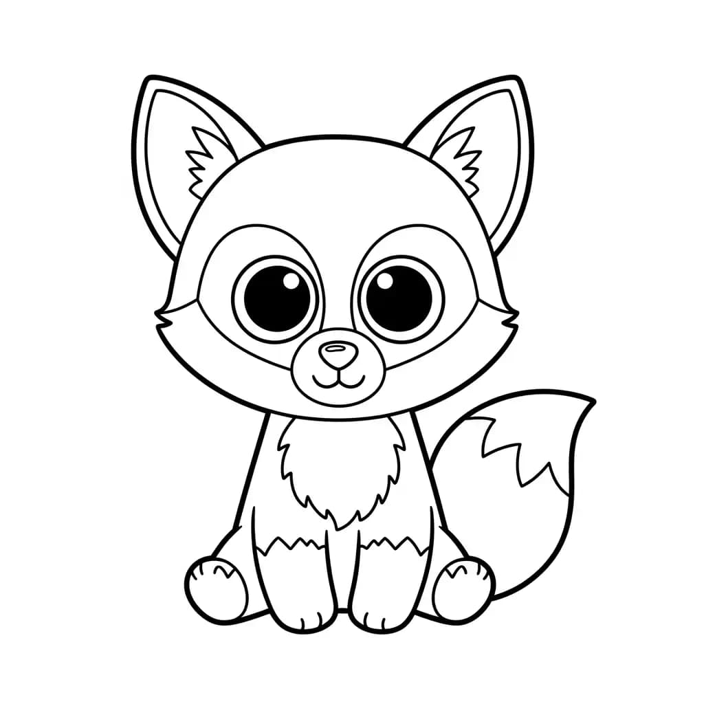Desenhos de Ty Beanie Boo para Colorir