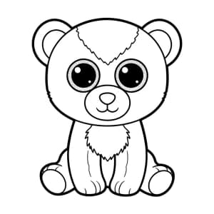 Desenhos de Ty Beanie Boo para Colorir