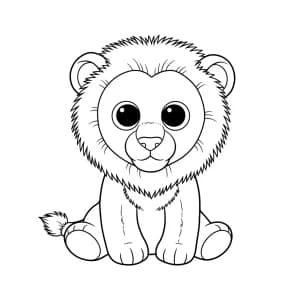 Desenhos de Ty Beanie Boo para Colorir