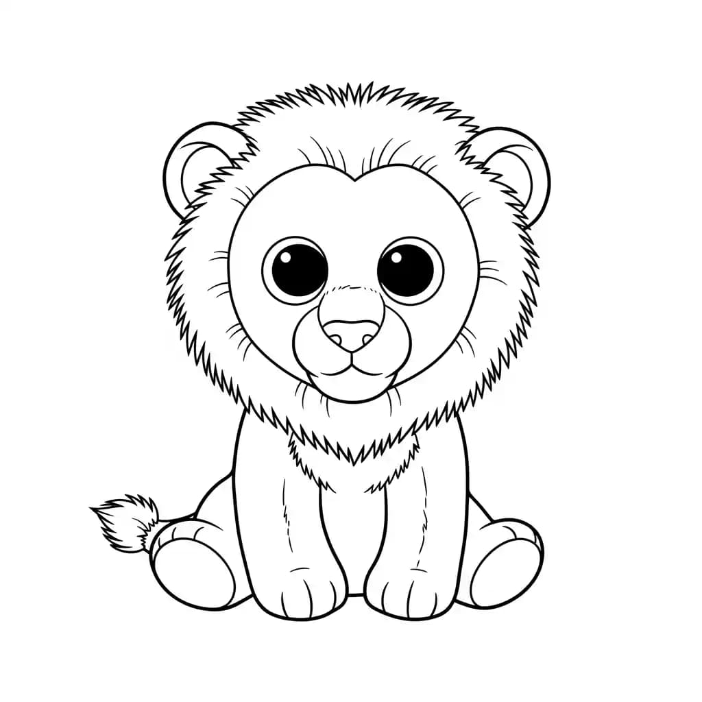 Desenhos de Ty Beanie Boo para Colorir