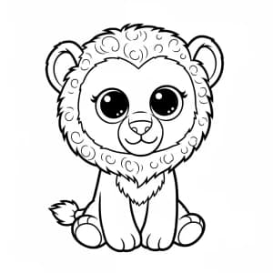 Desenhos de Ty Beanie Boo para Colorir