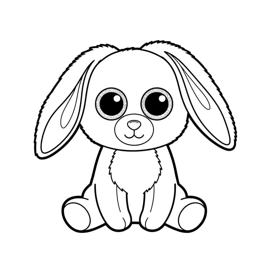 Desenhos de Ty Beanie Boo para Colorir