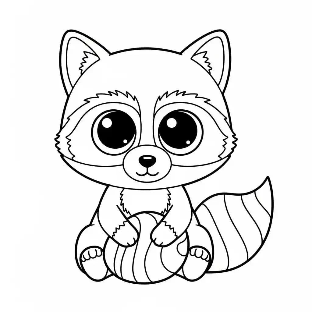 Desenhos de Ty Beanie Boo para Colorir