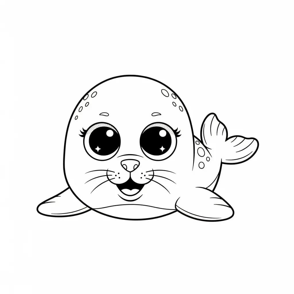 Desenhos de Ty Beanie Boo para Colorir