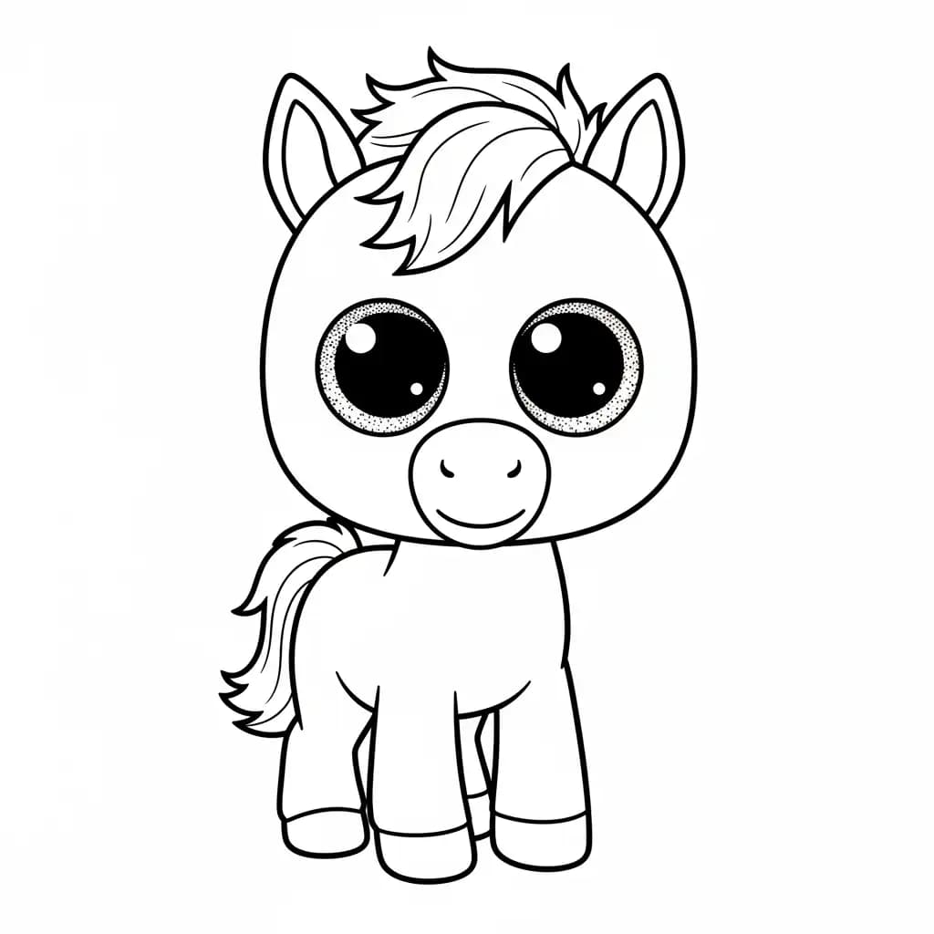 Desenhos de Ty Beanie Boo para Colorir