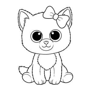 Desenhos de Ty Beanie Boo para Colorir