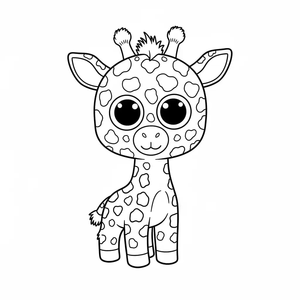 Desenhos de Ty Beanie Boo para Colorir