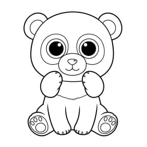 Desenhos de Ty Beanie Boo para Colorir