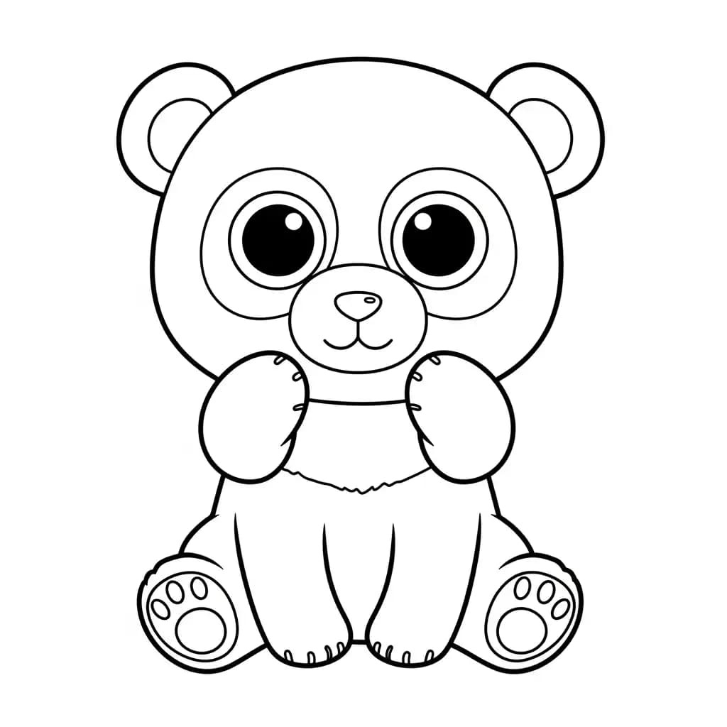 Desenhos de Ty Beanie Boo para Colorir