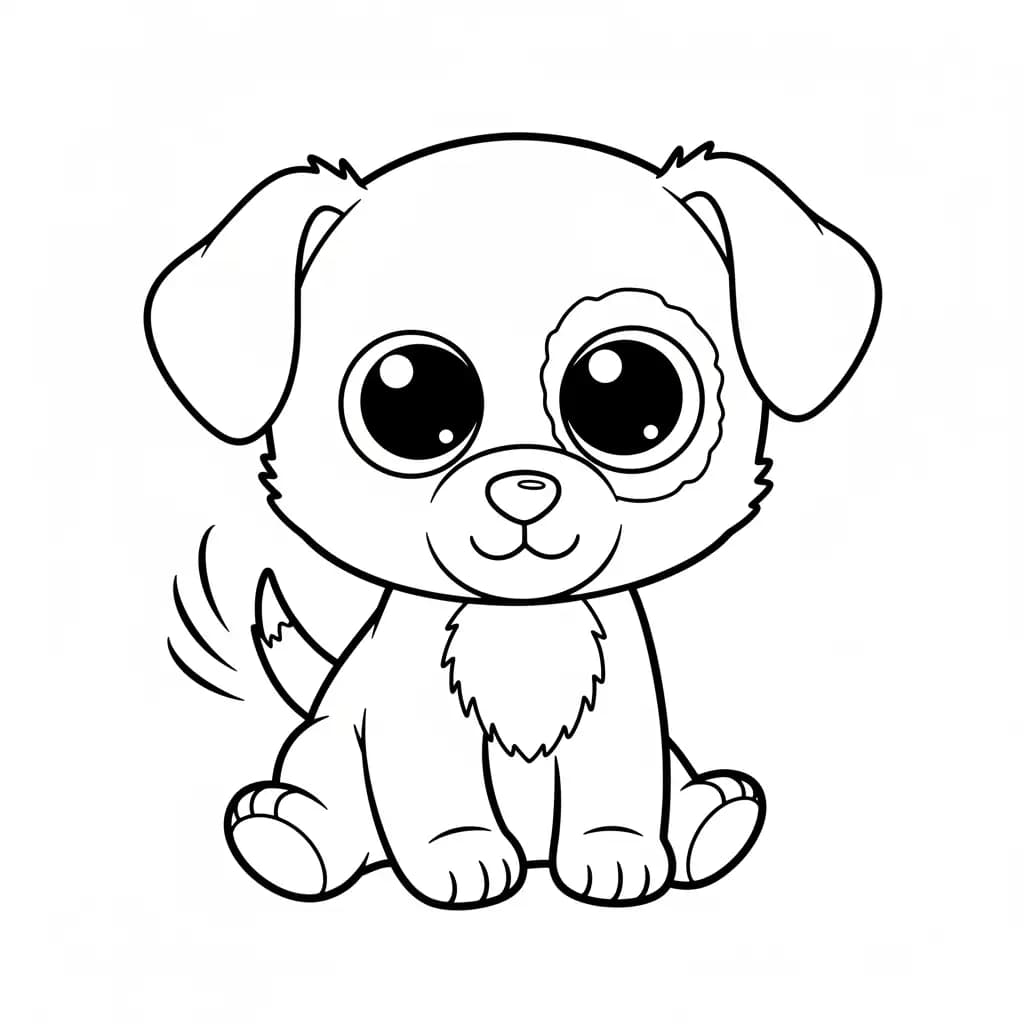 Desenhos de Ty Beanie Boo para Colorir