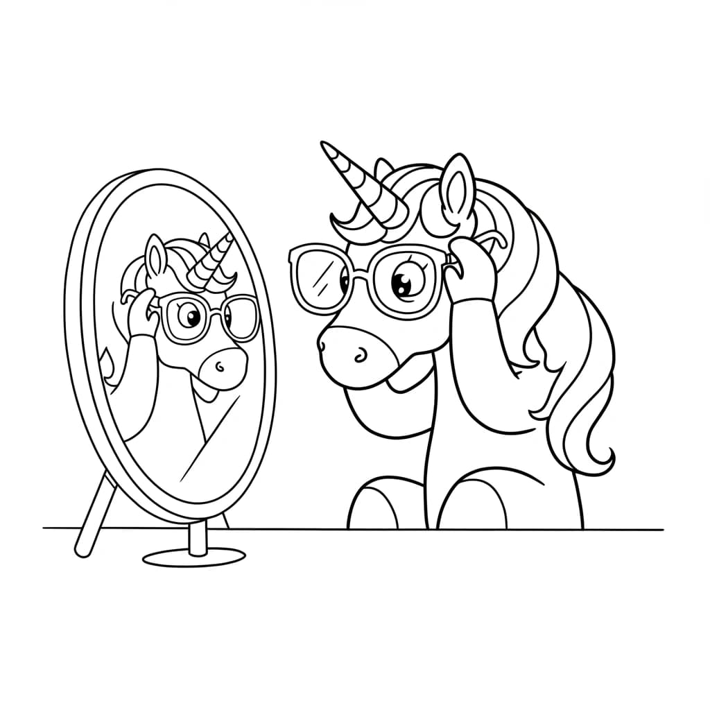 Desenhos de Unicórnio para Imprimir e Colorir