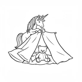 Desenhos de Unicórnio para Imprimir e Colorir