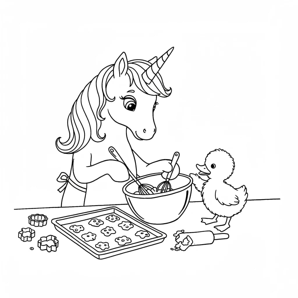 Desenhos de Unicórnio para Imprimir e Colorir