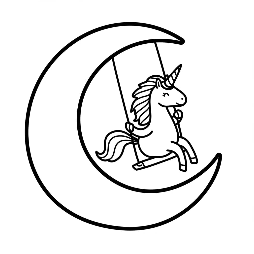 Desenhos de Unicórnio para Imprimir e Colorir