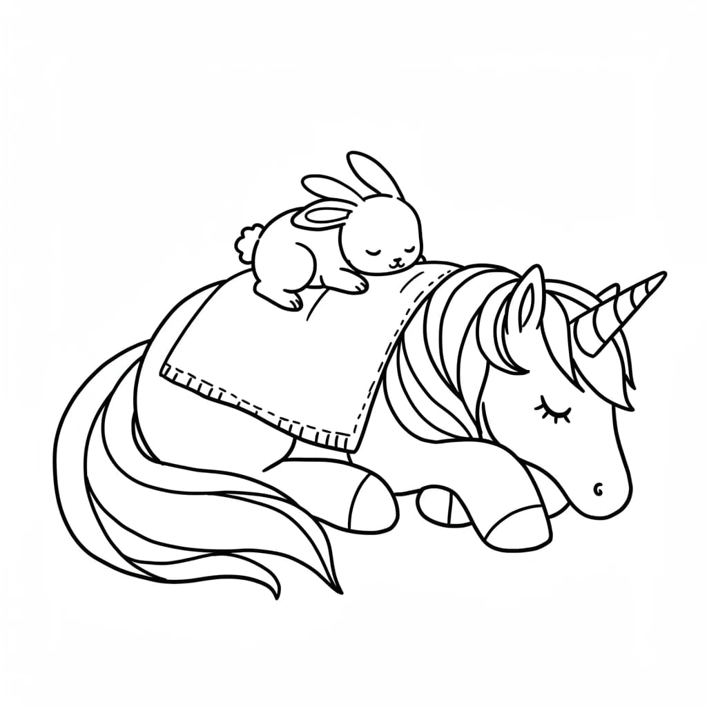 Desenhos de Unicórnio para Imprimir e Colorir