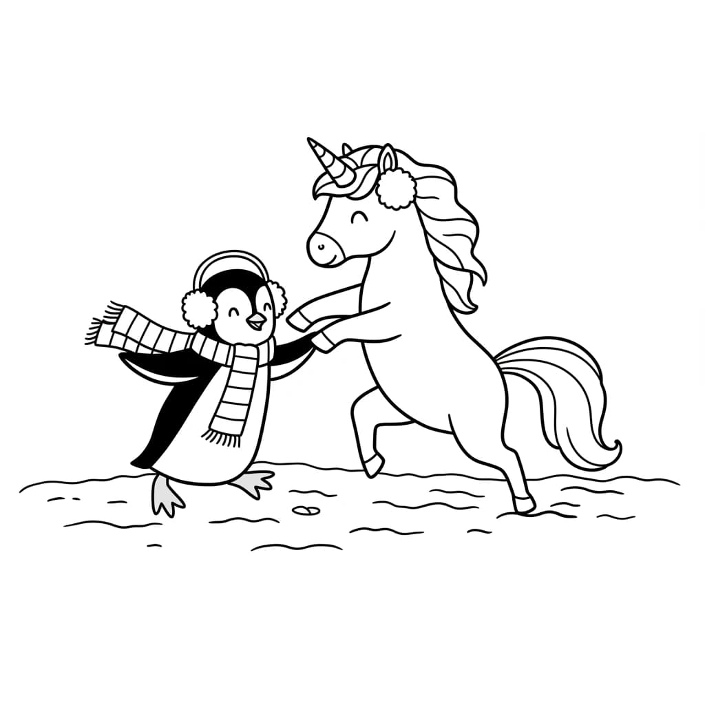 Desenhos de Unicórnio para Imprimir e Colorir