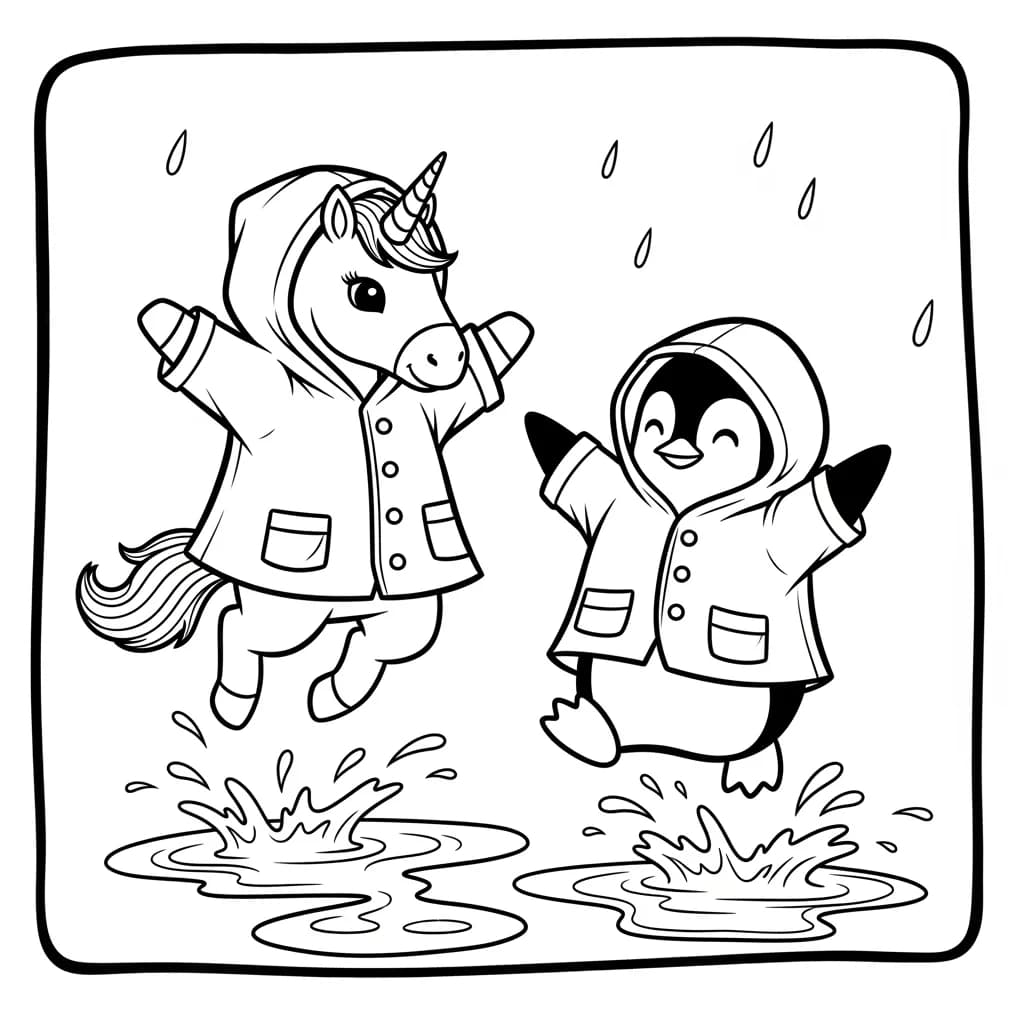 Desenhos de Unicórnio para Imprimir e Colorir