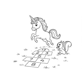 Desenhos de Unicórnio para Imprimir e Colorir