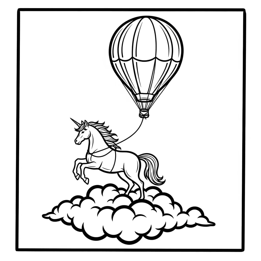 Desenhos de Unicórnio para Imprimir e Colorir