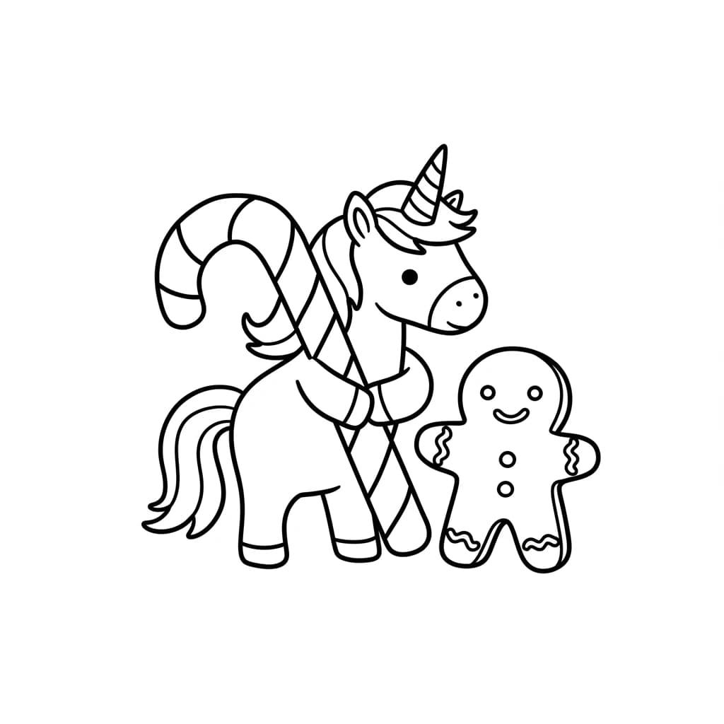 Desenhos de Unicórnio para Imprimir e Colorir