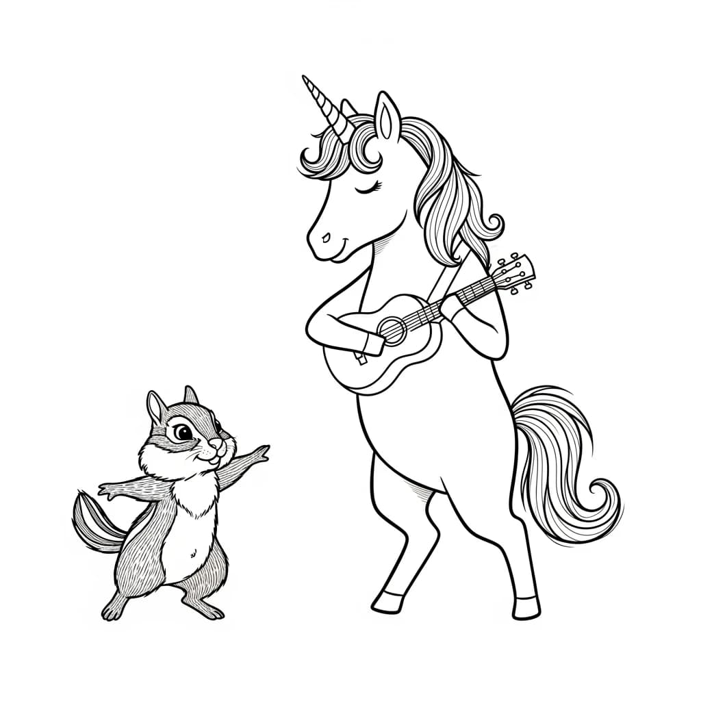 Desenhos de Unicórnio para Imprimir e Colorir