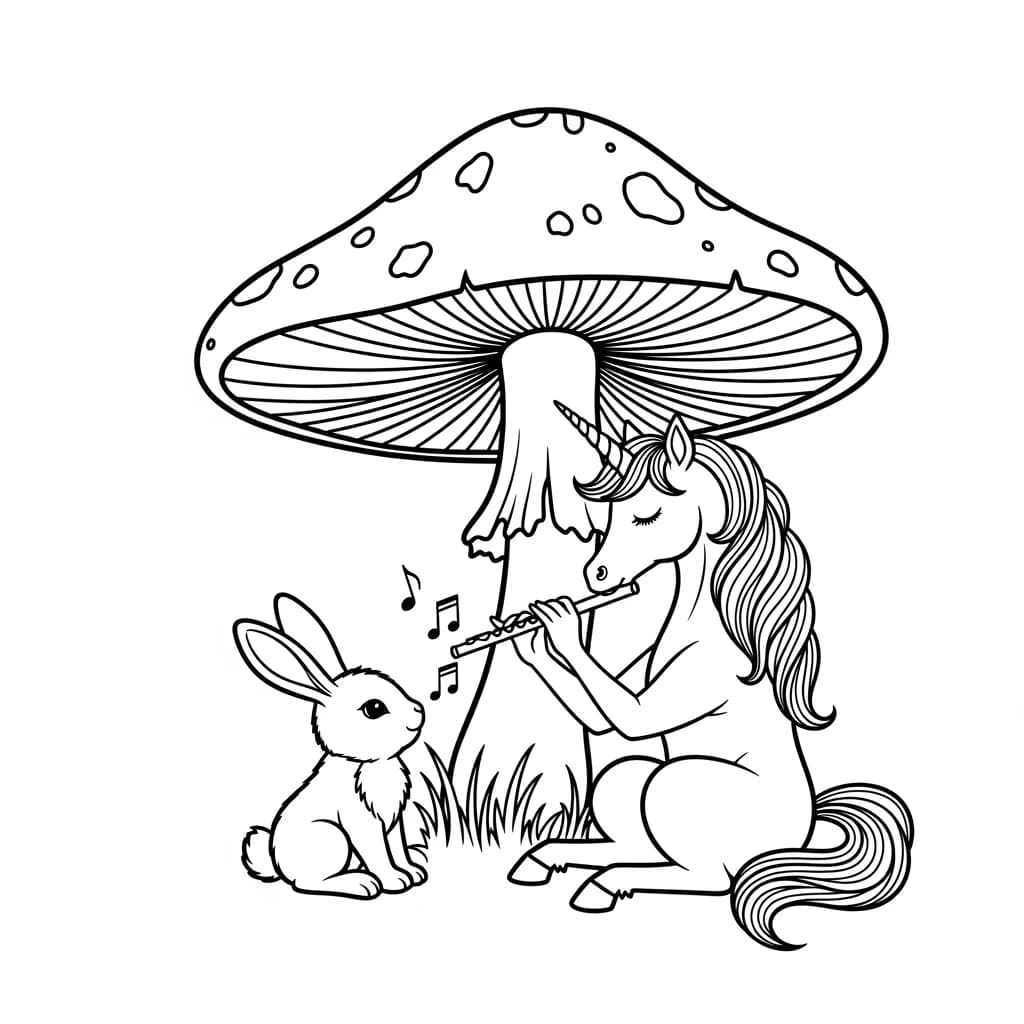 Desenhos de Unicórnio para Imprimir e Colorir