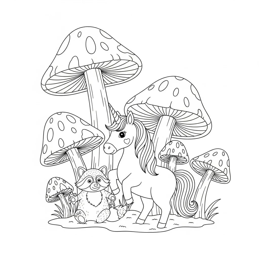 Desenhos de Unicórnio para Imprimir e Colorir