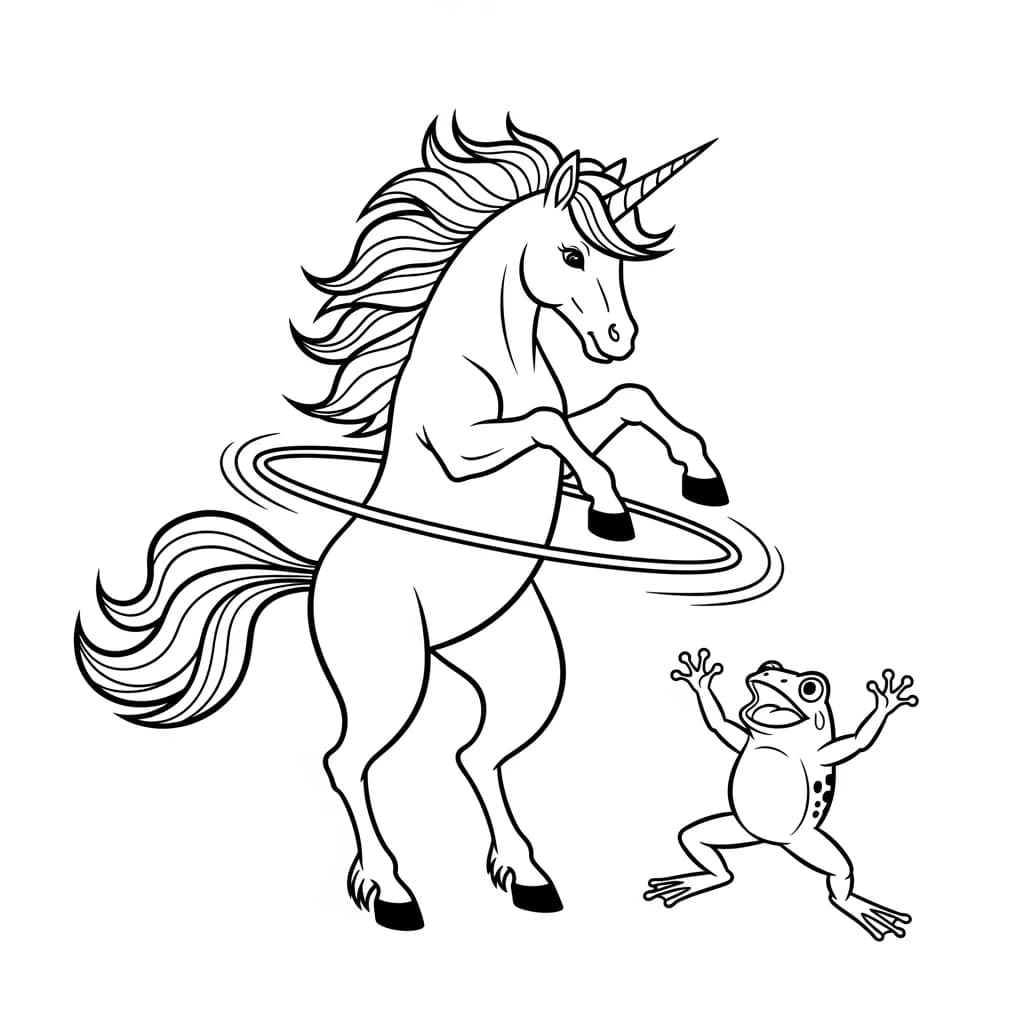 Desenhos de Unicórnio para Imprimir e Colorir