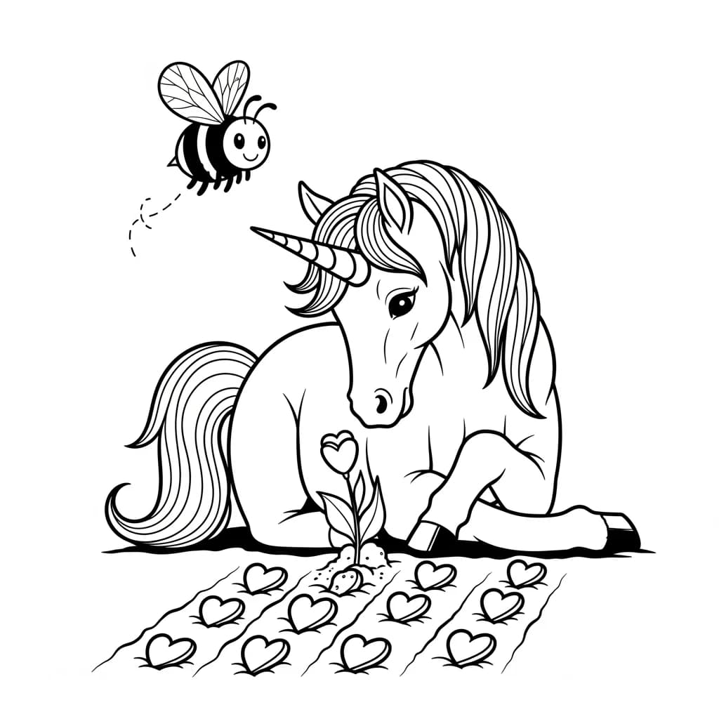 Desenhos de Unicórnio para Imprimir e Colorir