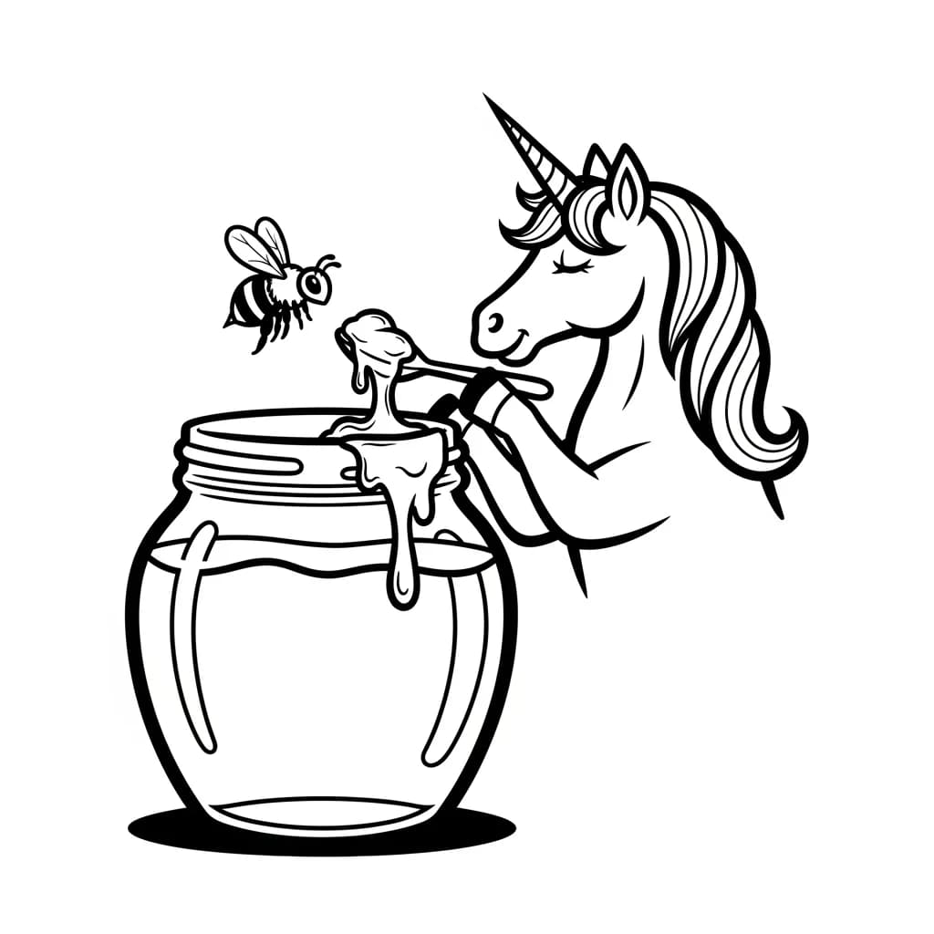 Desenhos de Unicórnio para Imprimir e Colorir