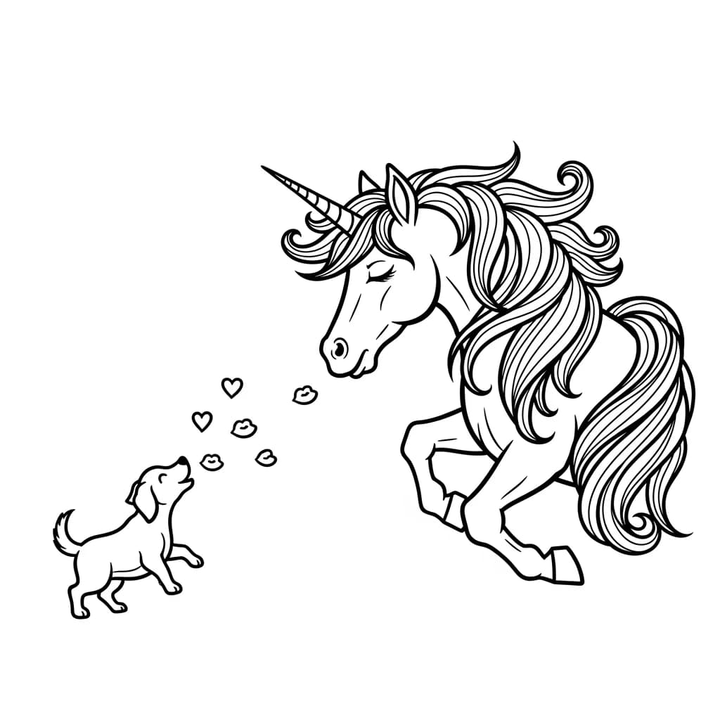 Desenhos de Unicórnio para Imprimir e Colorir