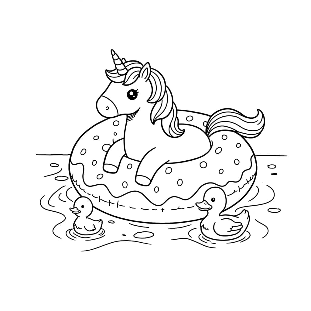 Desenhos de Unicórnio para Imprimir e Colorir