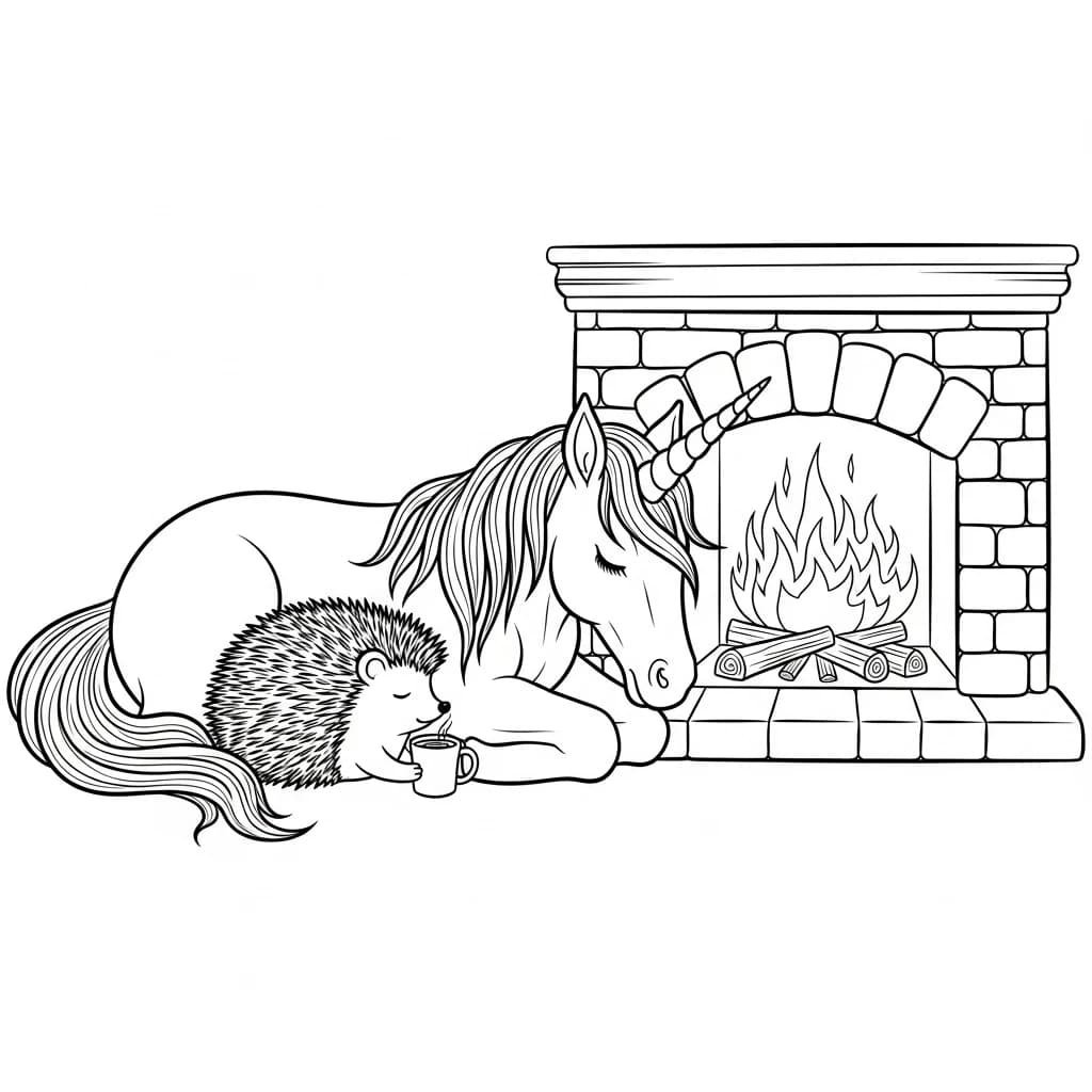 Desenhos de Unicórnio para Imprimir e Colorir