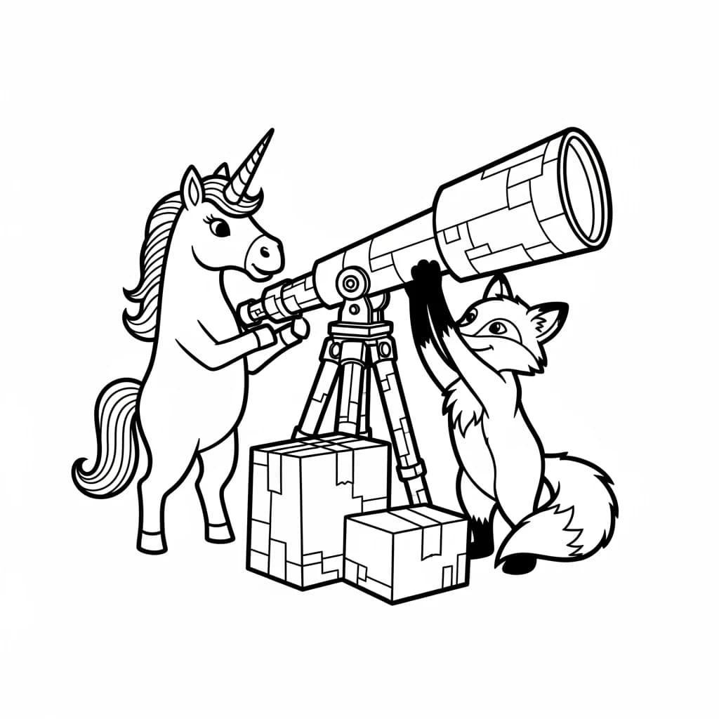 Desenhos de Unicórnio para Imprimir e Colorir