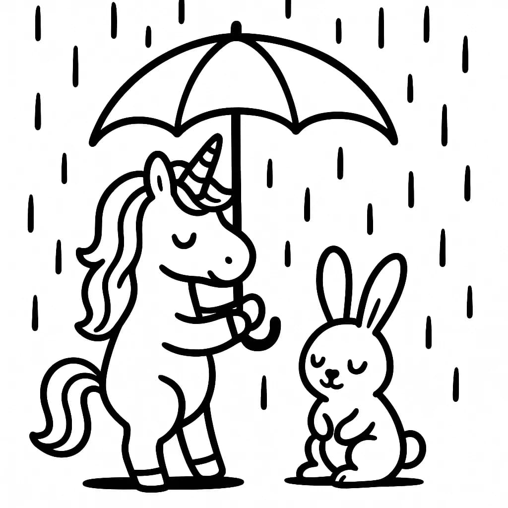 Desenhos de Unicórnio para Imprimir e Colorir