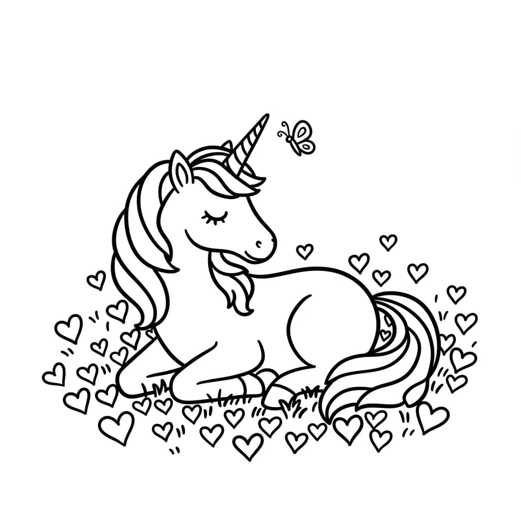 Desenhos de Unicórnio para Imprimir e Colorir