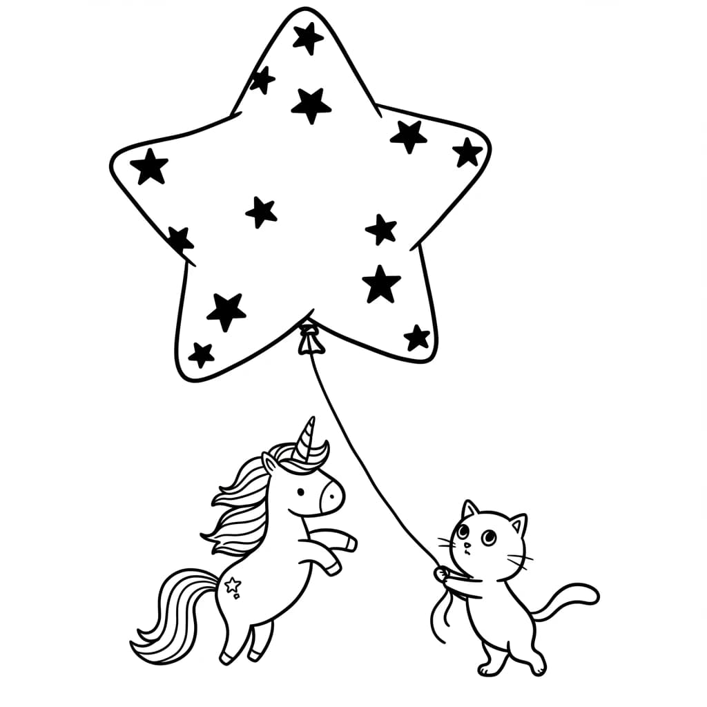 Desenhos de Unicórnio para Imprimir e Colorir