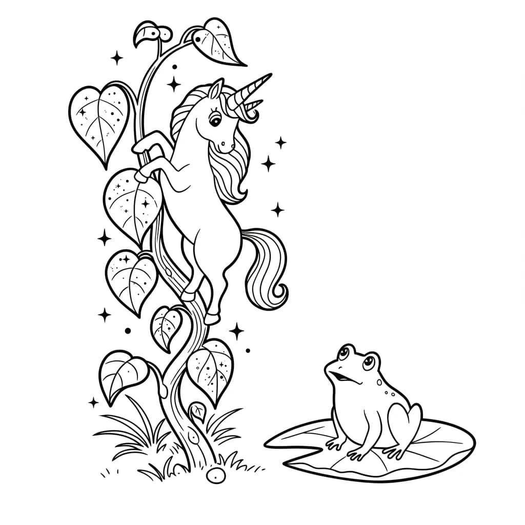 Desenhos de Unicórnio para Imprimir e Colorir