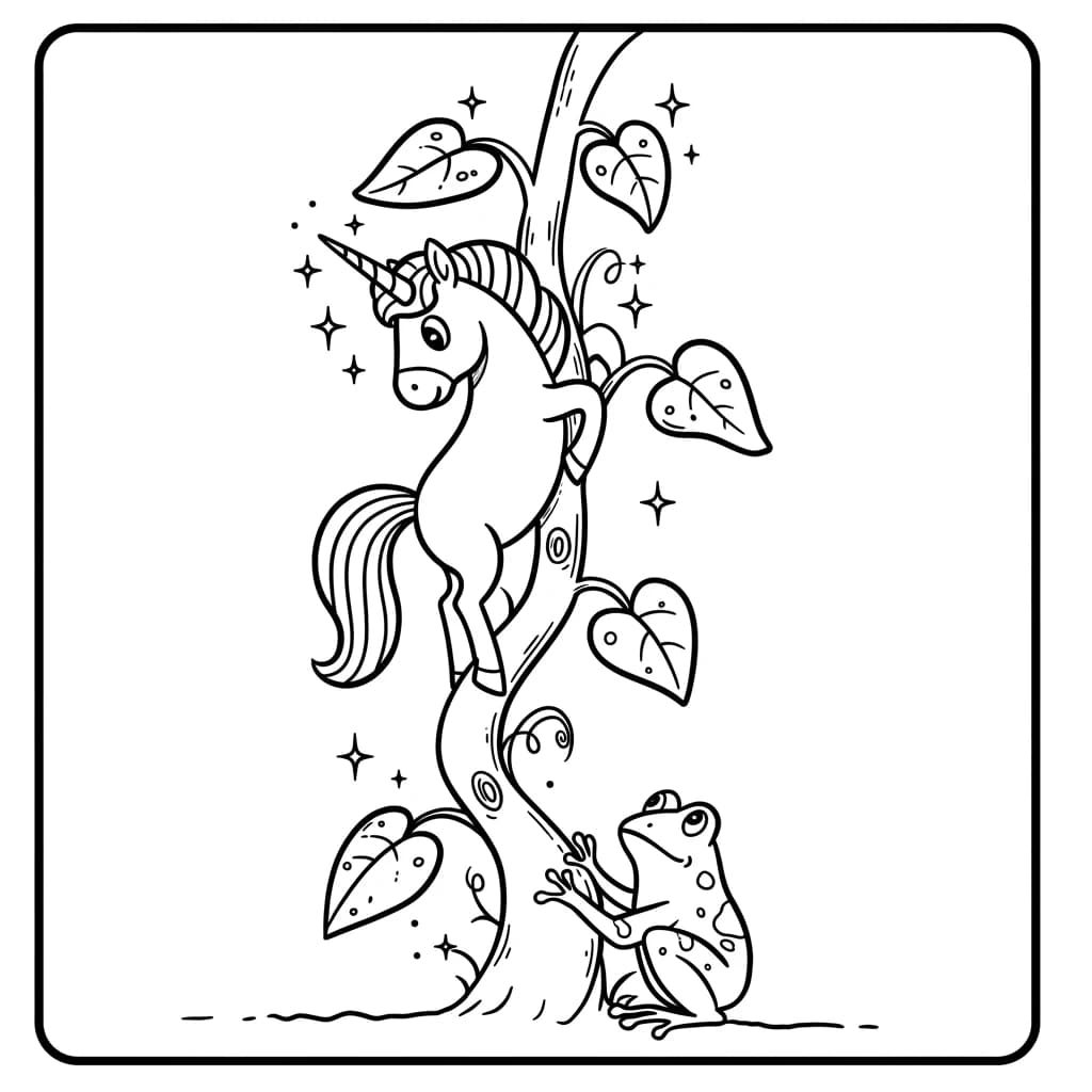 Desenhos de Unicórnio para Imprimir e Colorir