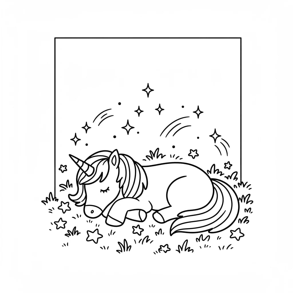 Desenhos de Unicórnio para Imprimir e Colorir