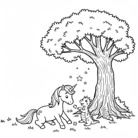 Desenhos de Unicórnio para Imprimir e Colorir