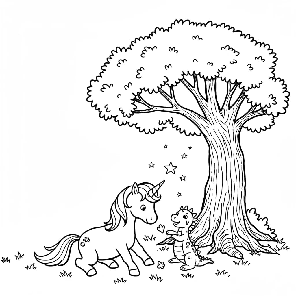 Desenhos de Unicórnio para Imprimir e Colorir